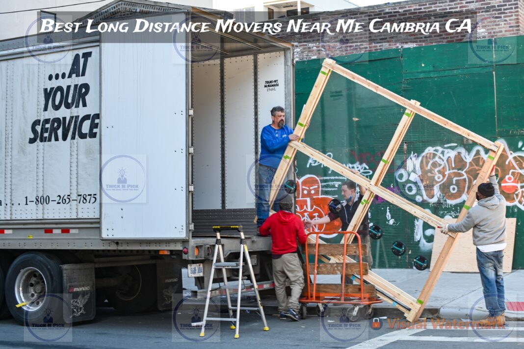 Best Long Distance Movers Near Me Cambria CA